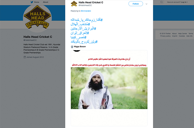 Australian Cricket Club’s Twitter Hacked With ISIS Content